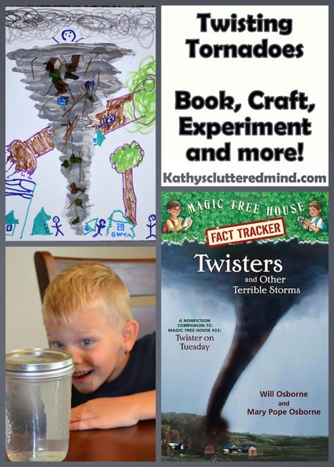 Craft Experiment, Tornado Craft, Weather Unit Study, Literature Unit Studies, Cluttered Mind, Weather Projects, Weather Theme, Weather Unit, 1st Grade Science