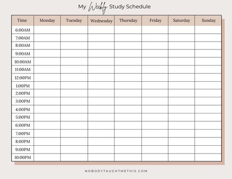 English Study Schedule, Printable Study Schedule, High School Schedule Template, Printable School Schedule, Boarding School Schedule, Study Schedule Template Free Printable, Free Printable Schedule Templates, Exam Study Planner Printable Free, Study Timetable Template Free Printables