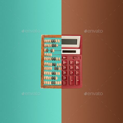 Old wooden abacus and new calculator on colored background. by master1305. The collage with old wooden abacus and new calculator on colored background. The concept of bookkeeping, business or ... #Affiliate #colored, #background, #calculator, #wooden Old Calculator, Circle Logos Inspiration, Wooden Abacus, Shop Houses, Calculator Design, Old Vs New, Design Resume, Bookkeeping Business, Finance Career