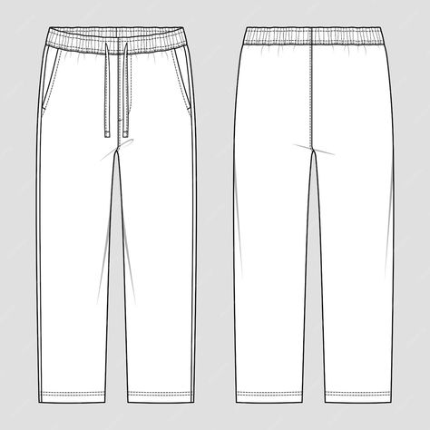 Clothes Mockup, Pants Mockup, Graphic Design Images, Texture Graphic Design, Flat Sketches, Technical Clothing, Cad File, Tech Pack, Mens Home