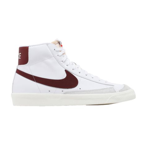 Blazer Shoes, Blazer Mid 77 Vintage, Blue High Tops, Burgundy Blazer, Nike High, Nike Blazer Mid 77, Team Red, Nike Blazer Mid, Nike Blazers Mid