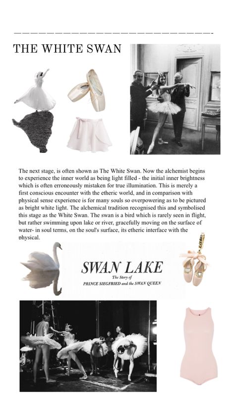 White swan aesthetic ballerina White Swan Aesthetic, Aesthetic Ballerina, Swan Aesthetic, Ballet Journal, Swan Wallpaper, Swan Lake Ballet, Pointed Ballet Flats, Black Color Palette, Swan Princess