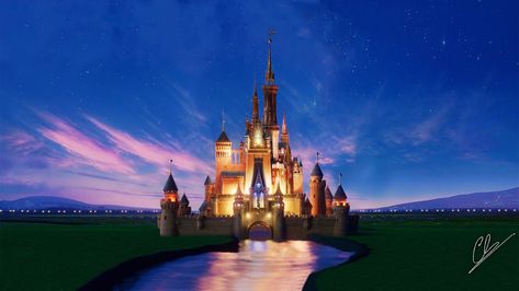 Walt Disney Castle in Blender! - BlenderNation Disney Castle Aesthetic, Fitbit Background, Disney Castle Wallpaper, Disney Castle Art, Walt Disney Castle, Disney Desktop Wallpaper, Zootopia 2016, Dunia Disney, Laptop Background