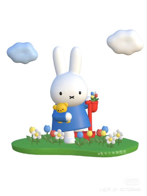 Miffy 3d, Miffy Icon, Custom Ipad, Cute Desktop Wallpaper, Riso Print, Nail Design Inspiration, Phone Inspiration, Emoji Stickers, 3d Icons