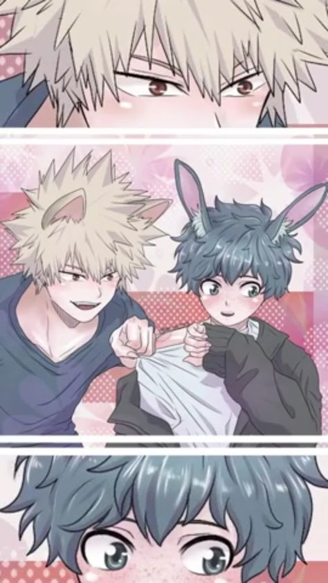 Wolf Bakugou, Bunny Deku, Gacha Life, Anime, Quick Saves, Art