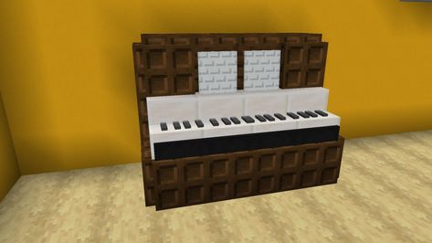 Minecraft Piano, Minecraft Fireplace, Minecraft Tv, Minecraft Code, Minecraft Dogs, Minecraft School, Minecraft Music, Piano Design, Minecraft Cottage