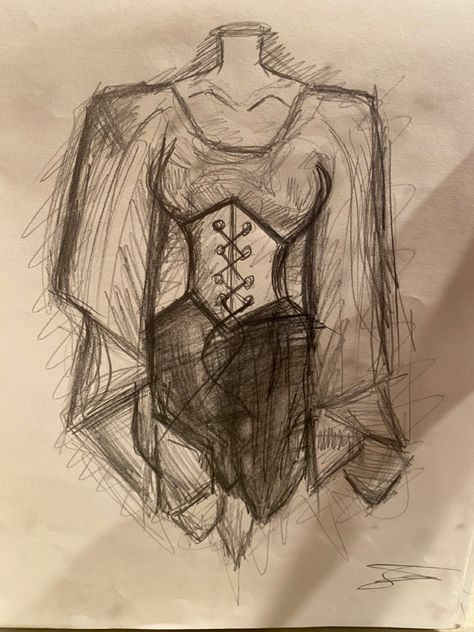 Corset Outfit Drawing Sketches, Corset Dress Drawing Sketches, Corset Top Drawing, Corset Drawing Reference, Corset Drawing, Kidcore Art, Shorts Drawing, Corset Outfit, Witch Dress