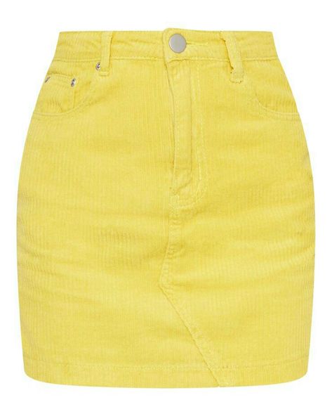 Pretty Little Thing Yellow Jumbo Cord Skirt Cord Skirt, T Love, Pretty Little Thing, Kpop Fashion, Skirt Pants, Pencil Skirt, Shirt Blouses, Lookbook, Fashion Inspo