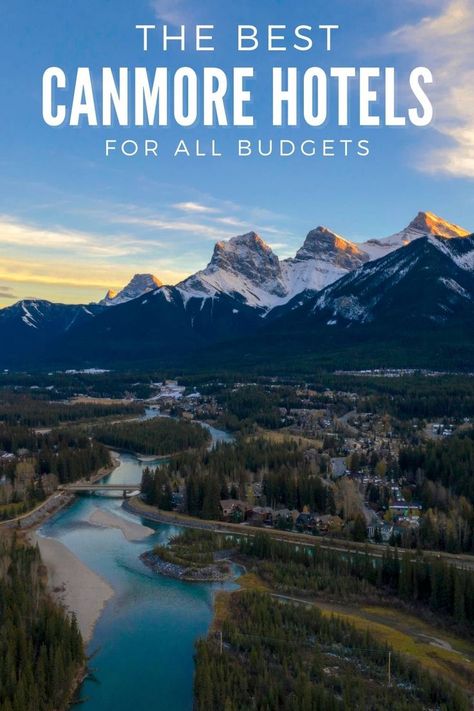 Here are the best options for hotels and accommodations when travelling to Canmore, Alberta. Things To Do In Canmore Alberta, Banff Activities, Alberta Winter, Sister Travel, Canada Train, Alberta Canada Travel, Travel Alberta, Jasper Canada, Alberta Travel