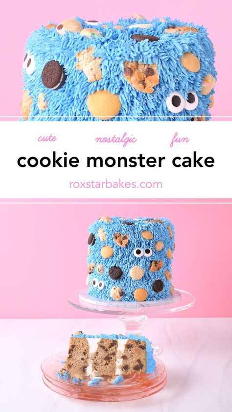 🍪🥛 C is for cookie monster shag cake!!! This is a 3 layer, 6” round (or 5” cake works great too) shag cake. I share all of my tips and tricks during this #caketutorial 💙 #cakeideas #cookiemonster #cakedecorating #cookies #bakingvideo #chocolatechipcookies #chocolatechipcookiecake #cookieideas #dessert #food #cute #cutefood #bakingtutorial #tutorial #foodvideo #bluecake #cakedesign #roxstarbakes @roxstarbakes #cookiemonstercake #birthdaycake #birthday #cakeideas #oreos #buttercream Shag Cake Tutorial, Shaggy Cake, Shag Cake, C Is For Cookie, Buttercream Techniques, Round Birthday Cakes, Monster Cookies Recipe, 5 Cake, Cookie Monster Cake