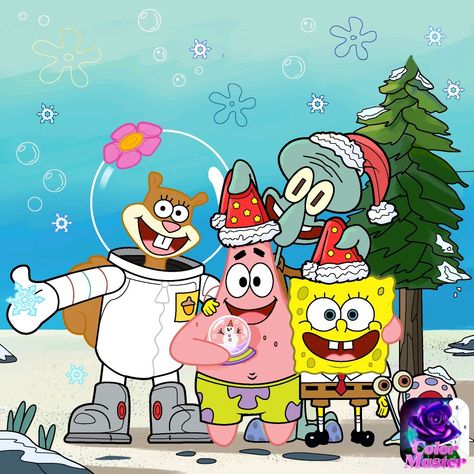 Spongebob Friends, Spongebob Christmas, Free Receipt Template, Spongebob Funny Pictures, Xmas Wallpaper, Spongebob Wallpaper, Spongebob Funny, Ice Sculptures, Holiday Wallpaper