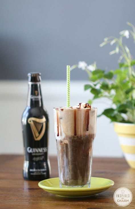 Guinness Ice Cream, Guinness Punch, Spicy Jalapeno Margarita, Grapefruit Mojito, St Patrick's Day Drinks, Jalapeno Margarita, Inspired By Charm, St Patrick's Day Recipes, Black Stuff