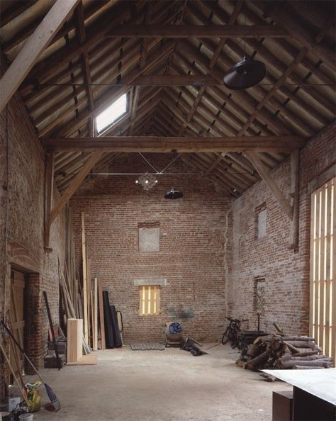 Rural Office, Converted Barn Homes, Barn House Conversion, Barn Conversion Interiors, Uk Landscape, Uk Landscapes, Contemporary Barn, Aol Mail, Barn Interior