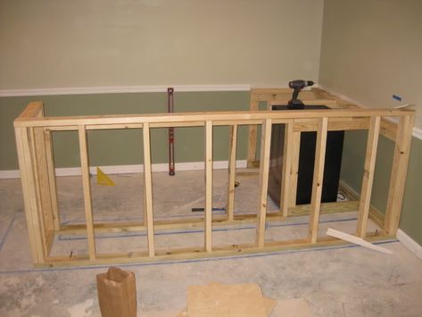 My basement bar build! - NASIOC Bar Building Plans, Build A Bar, Wet Bar Basement, Building A Home Bar, Building A Basement, Home Bar Plans, Basement Bar Plans, Bar Build, Bar Cabinets