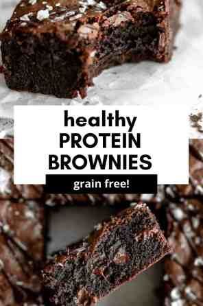 Fudgy Protein Brownies - Eat With Clarity Protein Brownies Recipe, Flourless Brownie Recipe, Protein Brownies, Protein Pudding, Healthy Brownies, Protein Desserts, Keto Brownies, Chocolate Protein Powder, Gluten Free Treats