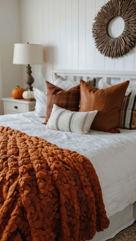 Elevate your space this season with our top fall decor ideas for the home Discover a plethora of DIY farmhouse and simple outdoor inspirations for 2024 Dive into cheap and cozy decorating tips for an easy and rustic touch Bring autumn warmth to your kitchen bedroom mantle and more with Dollar Store finds Bedroom Mantle, Dollar Store Finds, Cozy Up Your Home, Pottery Barn Bedding, Fall Decor Ideas, Fall Bedroom, Autumn Decorating, Outdoor Inspirations, Fabulous Fall