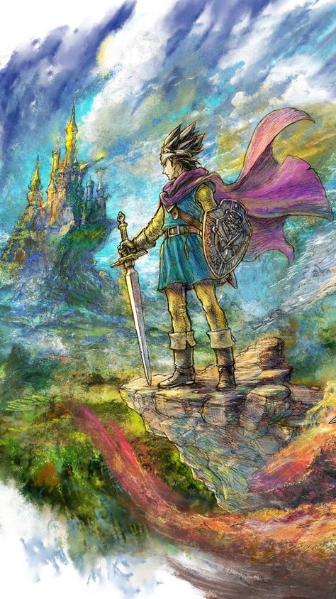 Dragon Quest Tattoo, Dragon Quest Wallpaper, Dragon Quest Art, Dragon Quest 11, Magic Monster, Dragon Quest 2, Dragon Warrior, Emo Art, Game Illustration