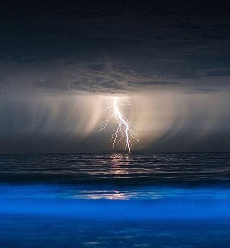 Katherine Machamer🌊 (@itsawonderfulregram) • Instagram photos and videos Bolt Of Lightning, Lightning Photos, Virgo Moon, Deep Winter, Leo And Virgo, Ocean Lover, Sea And Ocean, Lightning Bolt, Underworld