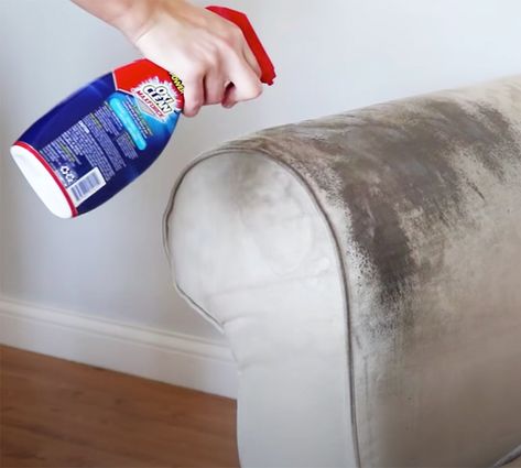 Cleaning Apolstry Couch, How To Clean Microsuede Couch, Remove Stains From Couch, Couch Stains, Suede Couch, Couch Cleaning, Ink Stain Removal, Oxi Clean, Microfiber Couch