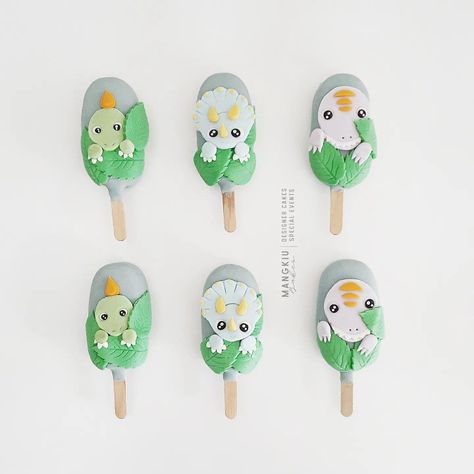 Dinosaur Cakesicles, Garden Ideas, Cake