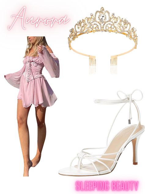 Hot Sleeping Beauty Costume, Aurora Modern Outfit, Aroura Sleeping Beauty Costume, Aurora Sleeping Beauty Halloween Costume, Sleeping Beauty Outfit Ideas, Aurora Sleeping Beauty Costume, Princess Behavior, Sleeping Beauty Halloween Costume, Aurora Outfit