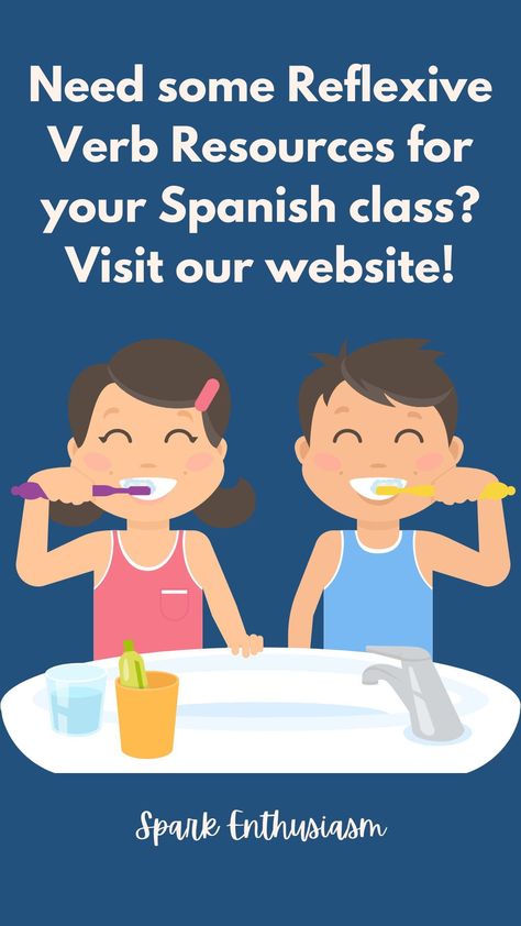 Are you looking for tons of helpful vocabulary, videos and activities for your middle and / or high school Spanish classes? Visit our website and let us do the work for you! #laclasedeespañol #spanishclass #español #spanishresources #spanishteacher Spanish Reflexive Verbs, Verb Practice, Reflexive Verbs, Spanish Curriculum, High School Spanish, Curriculum Development, Student Resources, Spanish Resources, Spanish Teacher