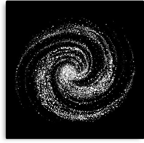 Space White Aesthetic, Galaxy Ink Drawing, Minimalist Space Art, Galaxy Design Ideas, Simple Space Art, Galaxy Astethic, Spiral Galaxy Drawing, Simple Galaxy Drawing, Dot Art Simple