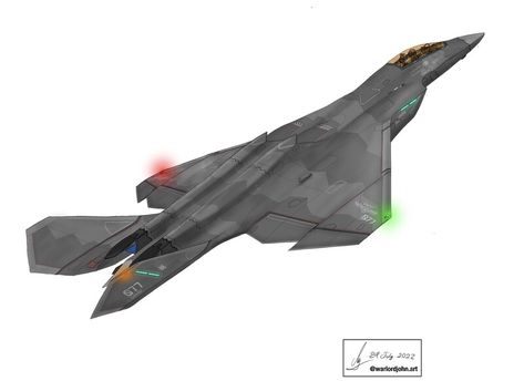 ArtStation - FJ-133 Spectre stealth fighter jet, WarlordJohnArt Stealth Fighter, Scifi Jet, Fighter Jet Concept, Sci Fi Fighter Jet, Fighter Jets Military Aircraft, F-19 Stealth Fighter, Military Technology, Airplane Design, Aircraft Design