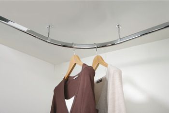 Hanging Clothes Rail, Wardrobe Rail, Hanging Wardrobe, Corner Wardrobe, Open Wardrobe, Small Attic, Wardrobe Accessories, Clothes Rail, Minimalist Room