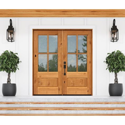 Mahogany wood doors