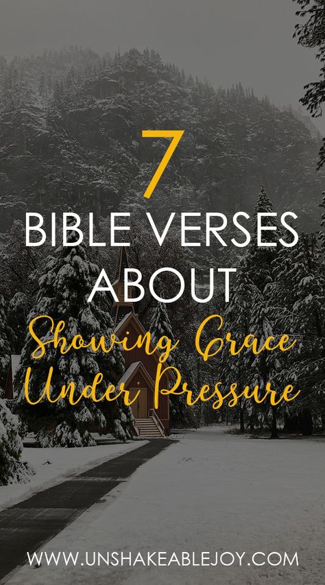 7 Bible Verses About Showing Grace Under Pressure. Have you shown your grace to others yet? Let's see what the bible says about showing grace under pressure. #ChristianEncouragement #iHeartVerseParty #Christian #BibleVerses #GodsGrace #ChristianBlogs Grace Under Pressure Tattoo, Grace Quotes Bible, Bible Verse About Giving, Showing Grace, Grace Bible Verses, Grace Under Pressure, Pressure Quotes, Grace Quotes, Show Respect