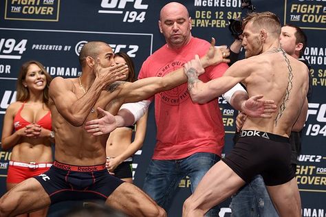 Jose Aldo Calls Out Conor McGregor for Rematch: ‘You Have Nowhere to Run’ Jose Aldo, Conor Mcgregor, Mixed Martial Arts, Face Off, Ufc, Martial Arts, Sumo Wrestling, Top 10, Las Vegas