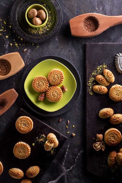 Pistachio Desserts | Eid Campaign on Behance Pistachio Desserts, Sweets Photography, Eid Sweets, Pistachio Dessert, Food Photography Composition, Food Marketing, Photography Composition, K Food, Eid Decoration