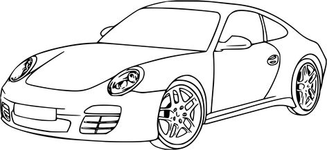 Coloriage voiture de luxe à imprimer Simple Car Drawing, Drawing Sheet, Cool Car Drawings, Drawing Wallpaper, Kid Friendly Travel Destinations, Tattoo Videos, Kid Friendly Trips, Valentine Photography, Car Sketch