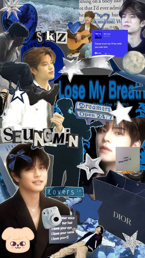 Soty Aesthetic, Skz Background, Skz Collage, Seungmin Wallpaper, Type Outfit, I Love You Puppy, Kids Collage, Skz Seungmin, Skz Wallpaper