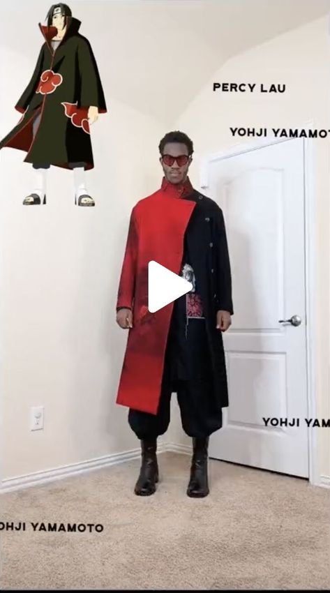 Wisdom Kaye (Wisdm8 on TikTok) wearing Yohji Yamamoto Wisdm8 Outfits, Wisdom Kaye, Birthday Outfit Red, Red Dress Prom, Fashion Tiktok, Red Dress Long, Outfit Red, Red Dress Outfit, Dress Birthday