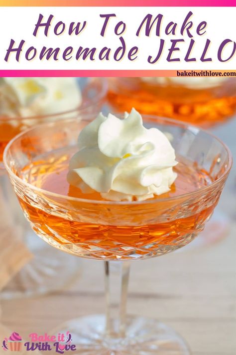 Homemade Jello, Making Jello Shots, Peach Jello, How To Make Jello, Jello Gelatin, Fruity Dessert, Jello Dessert, Dessert From Scratch, Famous Desserts