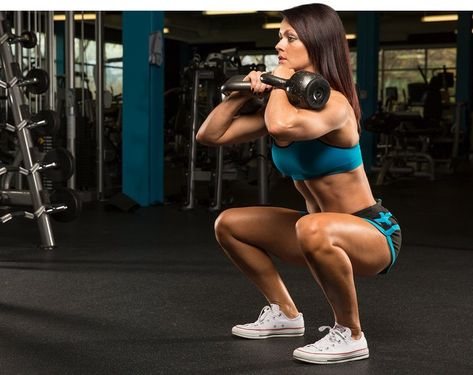 The 12-Week Muscle-Building Kettlebell Master-Plan | Bodybuilding.com Kettlebell Squats, Kettlebell Program, Bodybuilding Equipment, Kettlebell Hiit, Kettlebell Challenge, Kettlebell Cardio, Kettlebell Circuit, Muscle Hypertrophy, Kettlebell Workouts