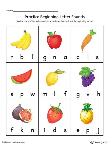 Alphabet Beginning Sounds Worksheet, Beginning Sound Worksheets, Initial Sounds Worksheets, Hindi Worksheets, Beginning Sounds Worksheets, Sound Picture, Letter Recognition Activities, Initial Sounds, Alphabet Kindergarten