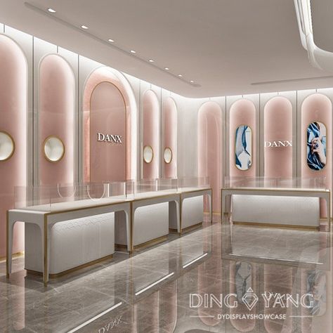 Jewelry Store Interior Display Case, Display Case Design, Jewelry Shop Design, Glass Jewelry Display, Jewelry Display Cases, Luxury Jewelry Shop, Modern Jewelry Store, Jewelry Shop Display, Jewelry Store Displays