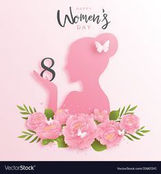 Happy March 8 Womens Day, Woman's Day Card, 8th Of March Art, March 8 Womens Day Cards, 8th March Women's Day Card, Womens Day Card Ideas, 8 March Ideas, Women's Day Decoration Ideas, 8 March Women's Day Ideas