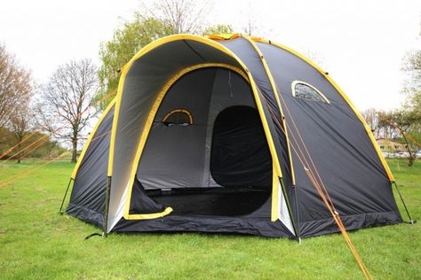 Pod Tents, Camping Hacks Diy, Big Tents, Bubble Tent, Rv Homes, Family Tent Camping, Tent Design, Family Tent, Beach Tent