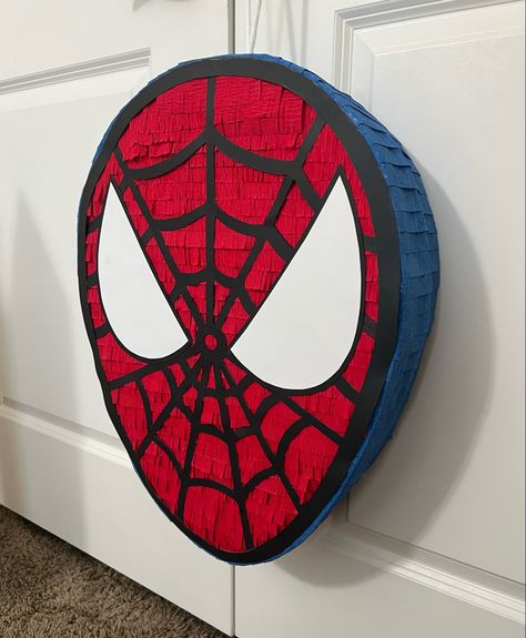 #spiderman #spidermanparty #spidermanpinata #pinata #partyideasforkids #boybirthdayparty Spiderman Party, Boy Birthday Party, 4th Birthday, Birthday Cakes, Kids Party, Spiderman, Birthday