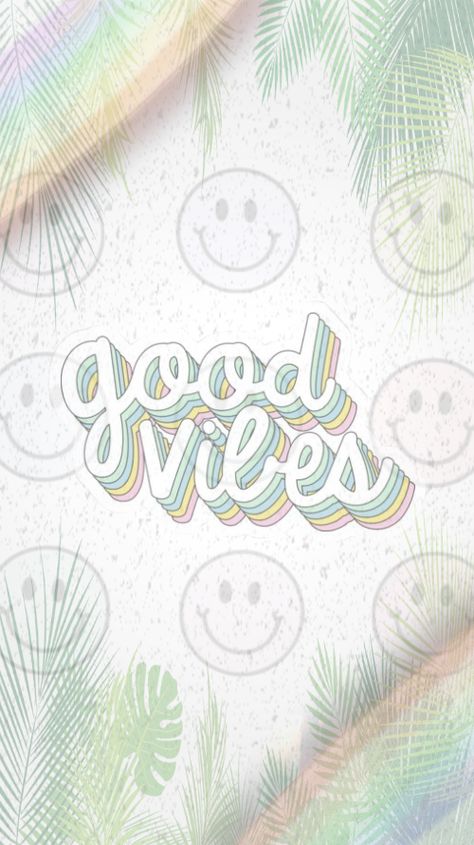 Goodvibes Wallpaper, Good Vibes Wallpaper, Tela Iphone, Lyna Youtube, Vibes Wallpaper, Girly Aesthetic, Retro Wallpaper, Cute Backgrounds, Good Vibes Only