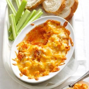 Buffalo Chicken Dip Buffalo Chicken Dip Easy, Chicken Dip Recipe, Buffalo Chicken Dip Recipe, Chicken Dip, Cheesy Bread, Chicken Dips, Buffalo Chicken Dip, Potluck Recipes, Dip Recipe