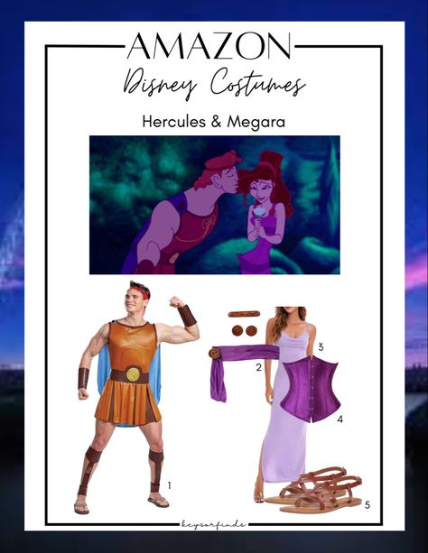 Megan Hercules Costume, Diy Megara Costume, Meg Halloween Costume Hercules, Megara Costume Diy, Hercules Disney Costume, Megara And Hercules Costumes, Megara Hercules Costume, Meg Costume Hercules, Halloween Costumes Iconic