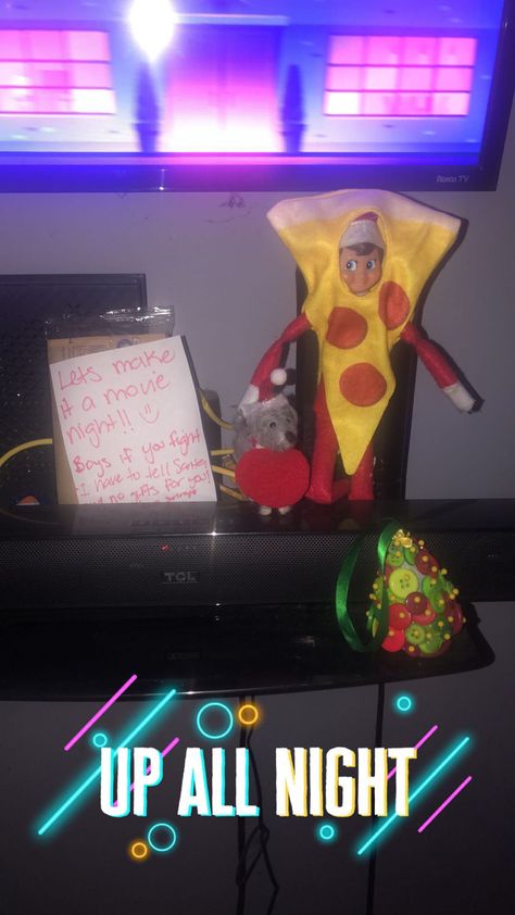 Costume from the dollar spot at Target #ElfOnTheShelf Target Elf On The Shelf Costumes, Shelf Ideas, A Shelf, On The Shelf, Movie Night, Elf On The Shelf, Elf, Pizza, Target