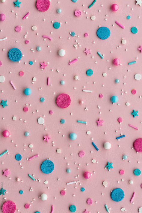 https://www.stocksy.com/3198749/sugar-sprinkles-on-a-pink-background Sprinkles Wallpaper Backgrounds, Dessert Background Wallpapers, Sprinkles Iphone Wallpaper, Sprinkles Background, Sprinkles Wallpaper, Sugar Aesthetic, Pink Background Design, Ideas Para Logos, Cake Background