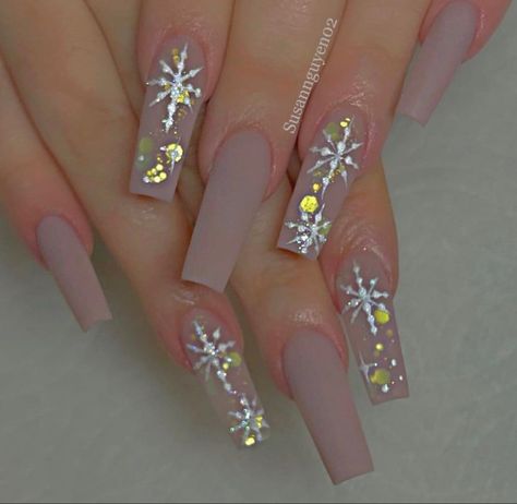 Long Acrylic Nail Designs, Diy Acrylic Nails, Winter Nails Acrylic, Nails Design With Rhinestones, Long Acrylic Nails Coffin, Unique Acrylic Nails, Christmas Nails Acrylic, Bling Acrylic Nails, Acrylic Nails Coffin Short