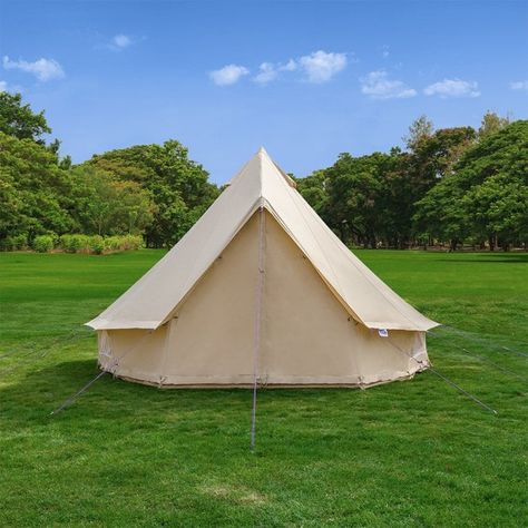 Classic Boutique Camping Bell Tents | 3m to 7m | Proper Glamping 5m Bell Tent, Boutique Camping, Canvas Bell Tent, Bell Tents, Inner Tents, Outdoor Luxury, Inner Tent, Best Camping Gear, Luxury Glamping